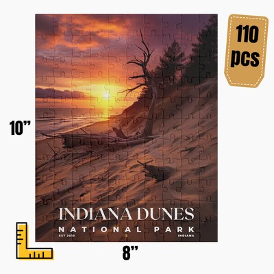 Indiana Dunes National Park Jigsaw Puzzle, Family Game, Holiday Gift | S10 - image2